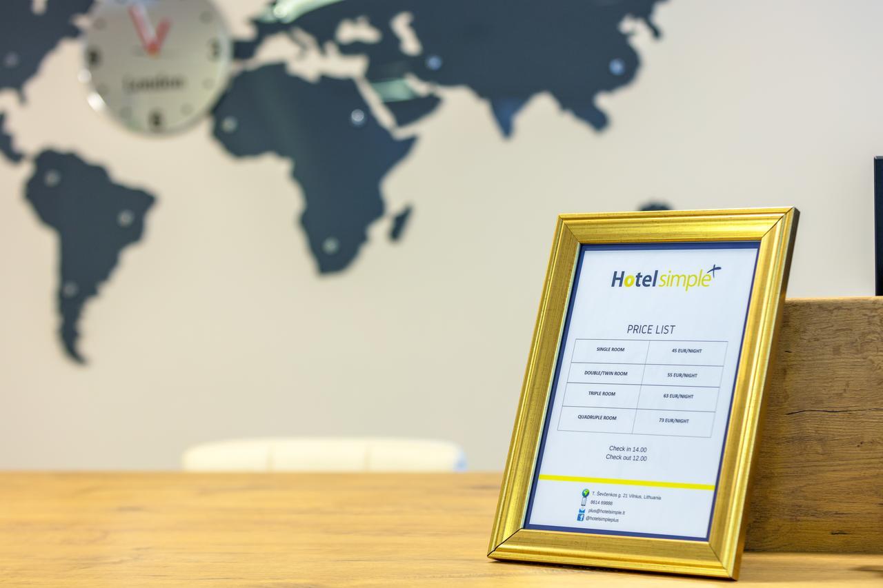 Hotel Simple Plus فيلنيوس المظهر الخارجي الصورة